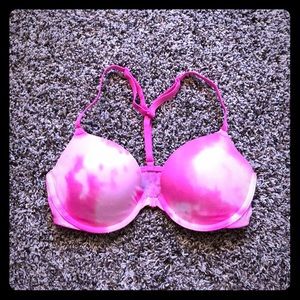 VS Pink T-strap Bra